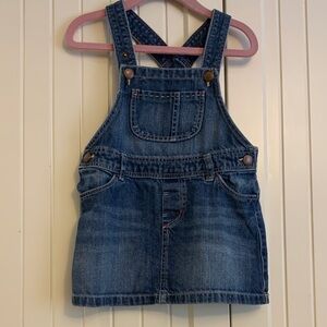 H&M denim overall dress